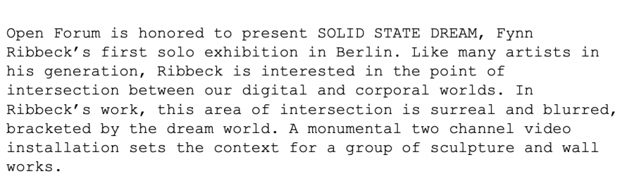 Solid State Dream, Text