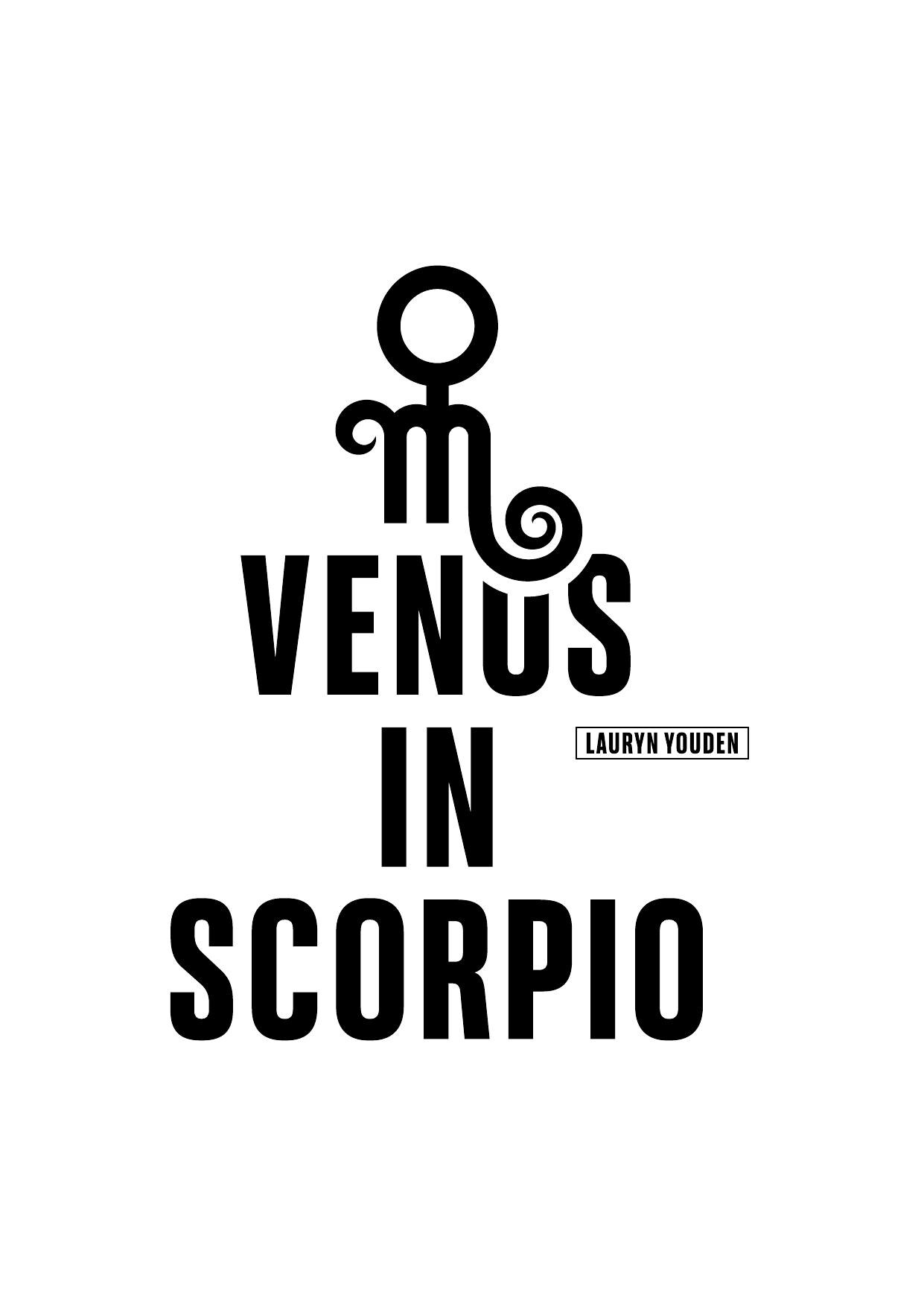 Venus in Scorpio — Exhibition Booklet